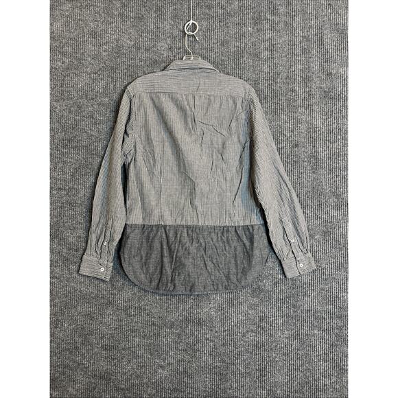 WOOLF ORIGINALS NEW YORK WON Button Up Shirt Size Large Striped Long Sleeve - Picture 2 of 11